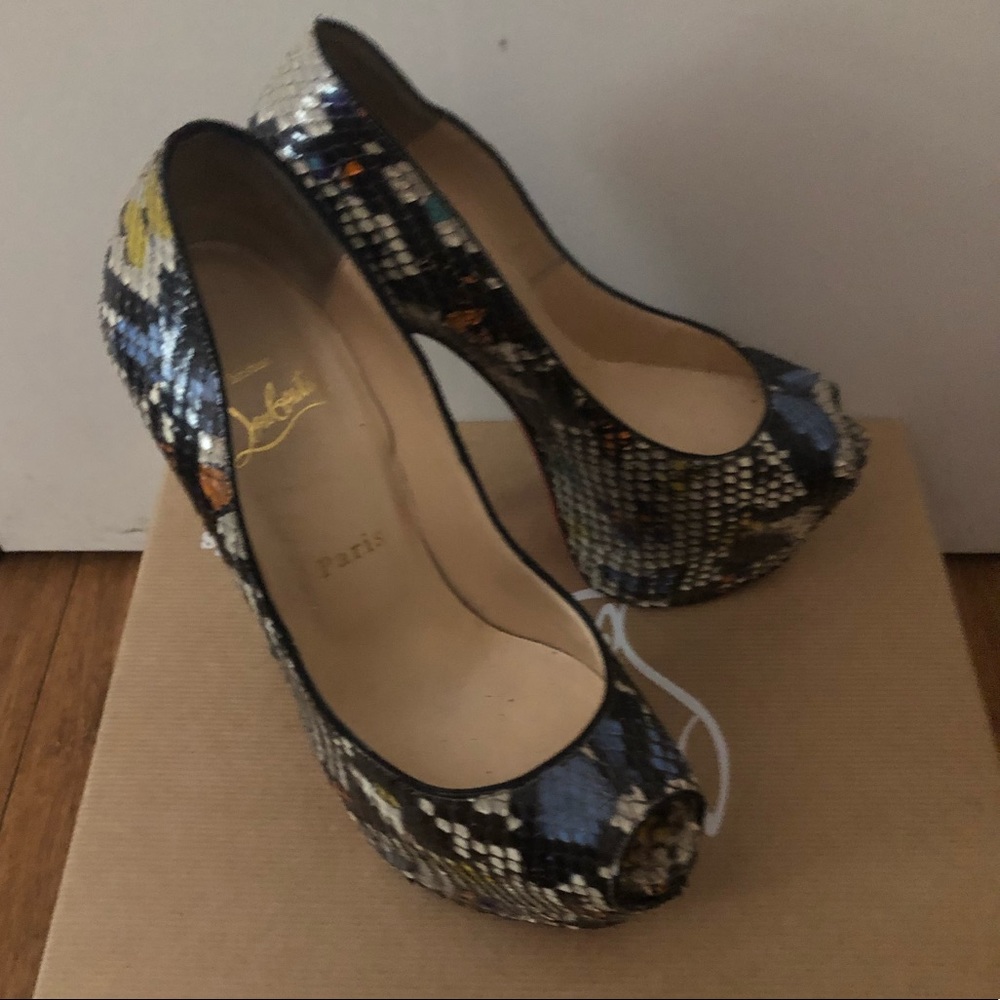 Christian Louboutin Highness 150 Python Butterfly - image 2